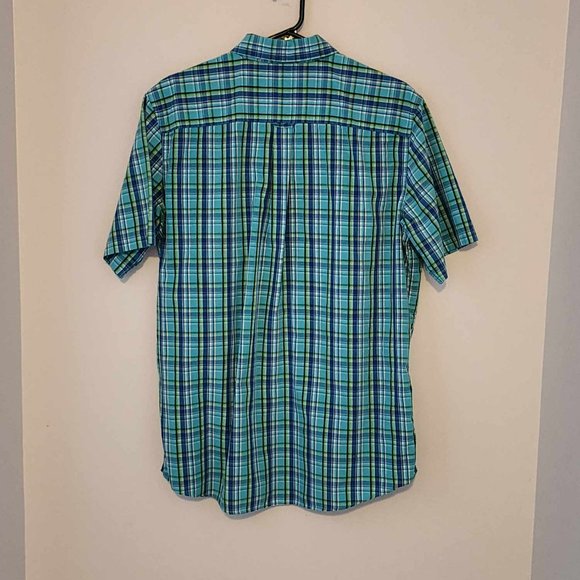EUC Men's Chaps Short Sleeve Button Down (L) - Picture 2 of 4